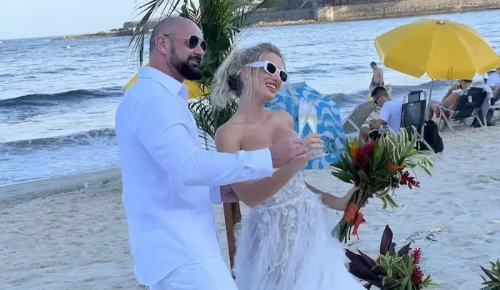 Táňa Bystroňová se vdala na slavné pláži Copacabana v Brazílii
